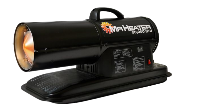 MR. Heater: 50K BTU Forced Air Kerosene Heater