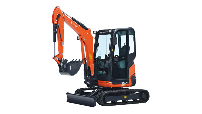 Kubota U35-4 CAB with Blade